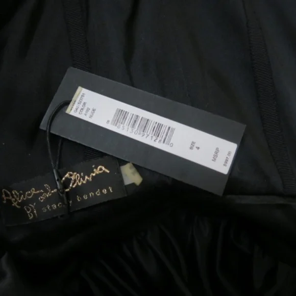 Alice + Olivia Tulle Midi Tulle Gown sz 4 - Picture 5 of 5